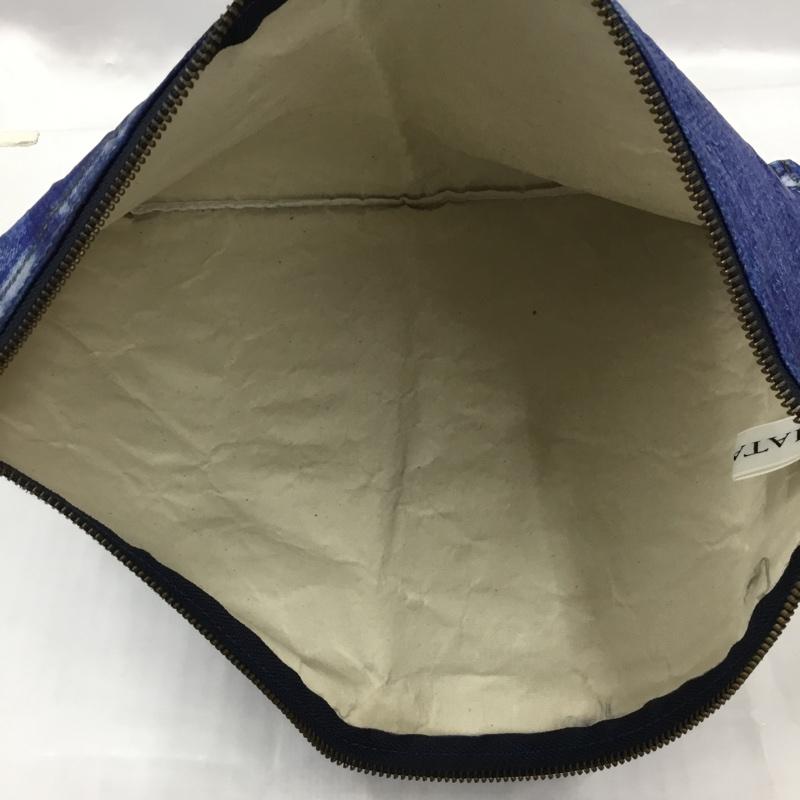 マタタビ MATATABI クラッチバッグ、パーティバッグ クラッチバッグ、パーティバッグ デニムパンツプリント ポーチ マルチカラー / マルチカラー / メンズ USED 古着 中古 10106036