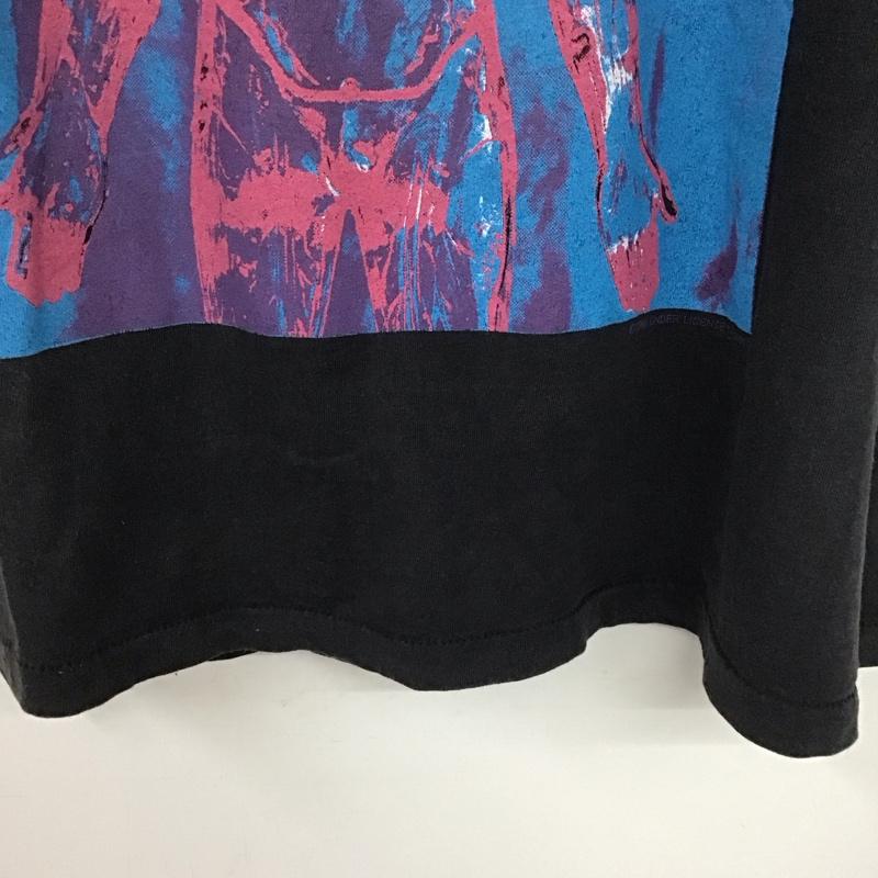 古着 USED Tシャツ 半袖 半袖カットソー プリントTシャツ クルーネックカットソー 古着 バンドTシャツ プリント 黒 / ブラック / メンズ USED 古着 中古 10139672