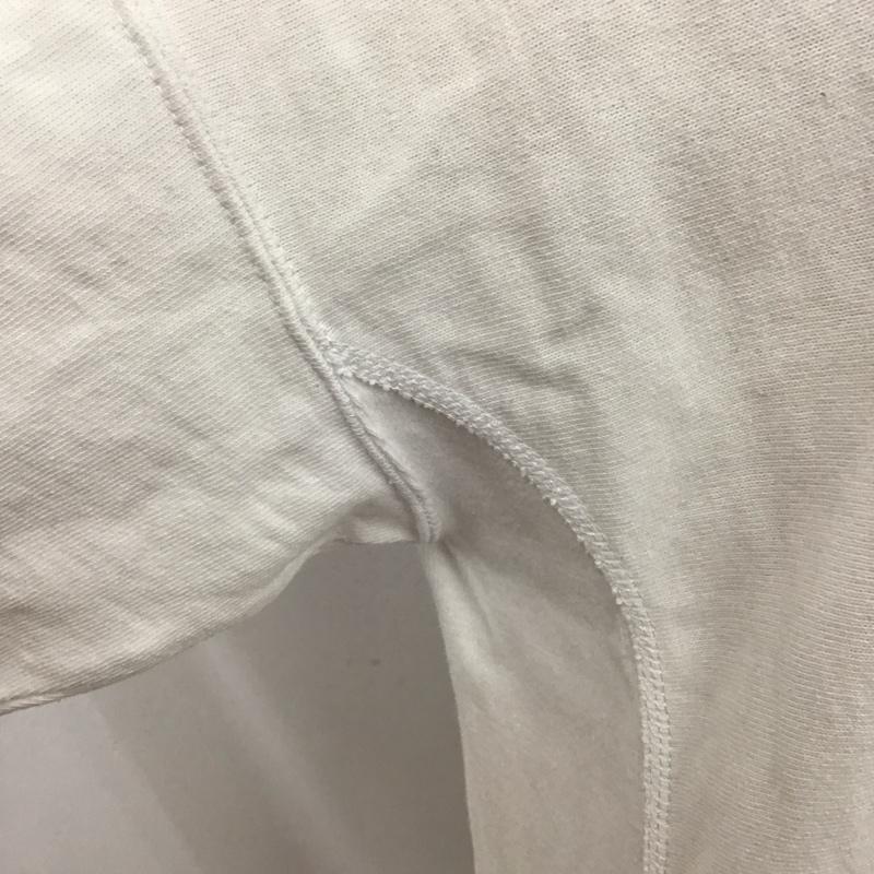 チャンピオン Champion ワンピース ひざ丈スカート CW-P311 REVERSE WEAVE 半袖 カットソー M ロゴ、文字 白 / ホワイト /  レディース USED 古着 中古 10113986