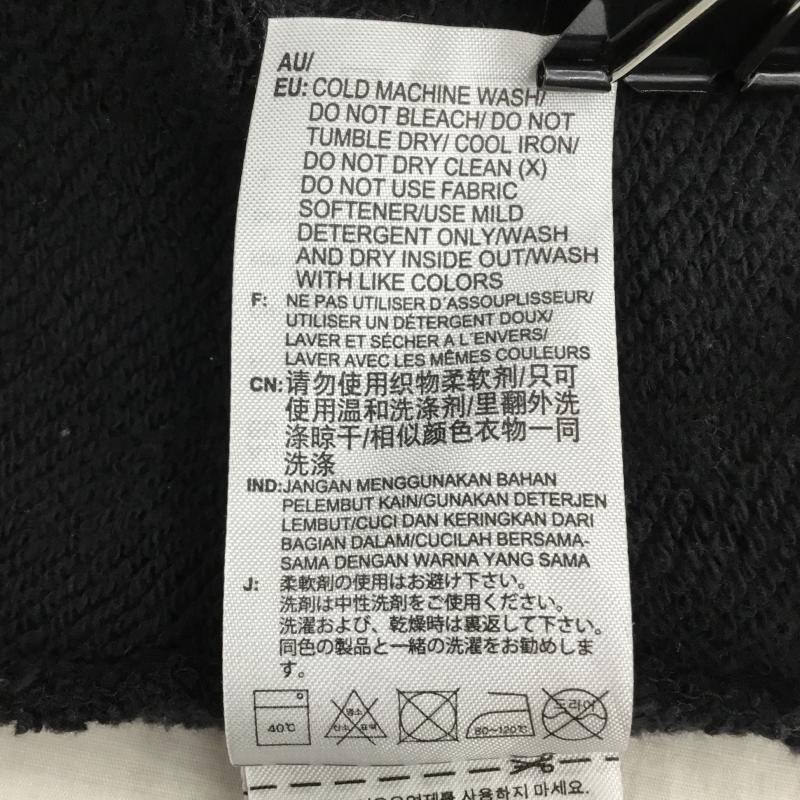 アディダス adidas パーカー 長袖 adidas DU9891 LL ロゴ、文字 X 刺繍 黒 / ブラック / X 水色 / ライトブルー / メンズ USED 古着 中古 10136980