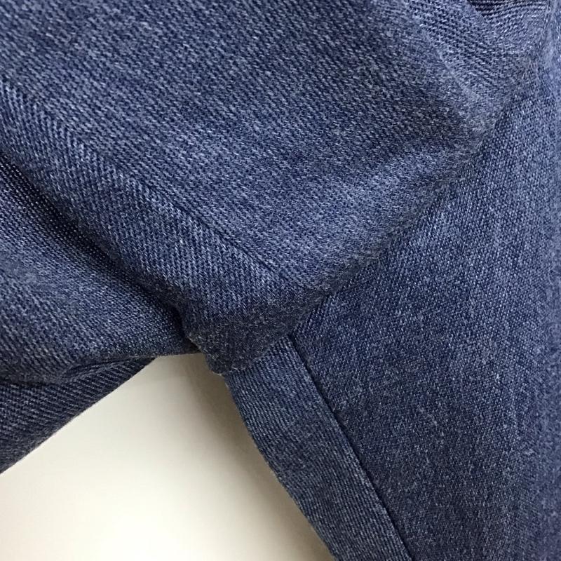 古着 USED パンツ スラックス スラックスパンツ ワイドパンツ カジュアルパンツ 32インチ 無地 青 / ブルー /  メンズ USED 古着 中古 10123586