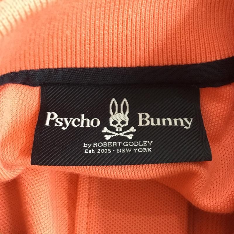 サイコバニー Psycho Bunny ポロシャツ 半袖 PB-YC-87885 うさぎ S ワンポイント 桃 / ピンク / メンズ USED 古着 中古 10136496
