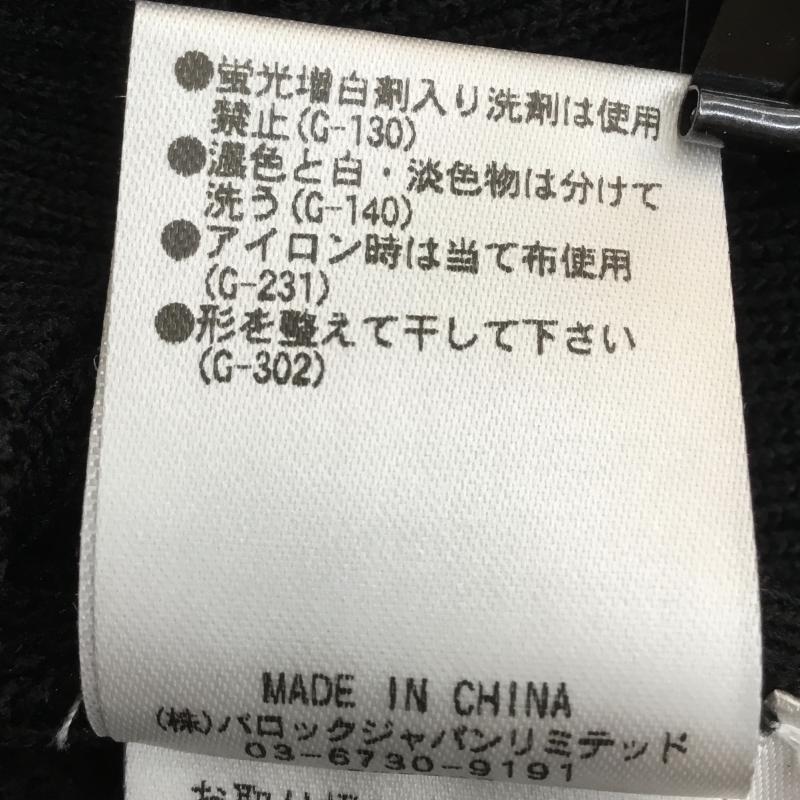 リエンダ rienda ニット、セーター 長袖 110FA770-0430 FREE 無地 黒 / ブラック / レディース USED 古着 中古 10143573