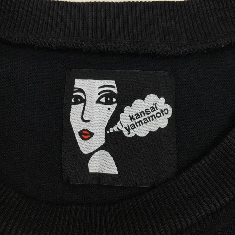 カンサイヤマモト KANSAI YAMAMOTO Tシャツ 半袖 119522002 我愛流Tシャツ 半袖カットソー プリントTシャツ FREE プリント 黒 / ブラック /  メンズ USED 古着 中古 10109319