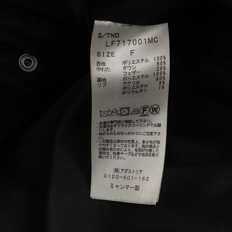 ローリーズファーム LOWRYS FARM ジャケット、上着 ダウンジャケット FREE 無地 黒 / ブラック / レディース USED 古着 中古 10142298