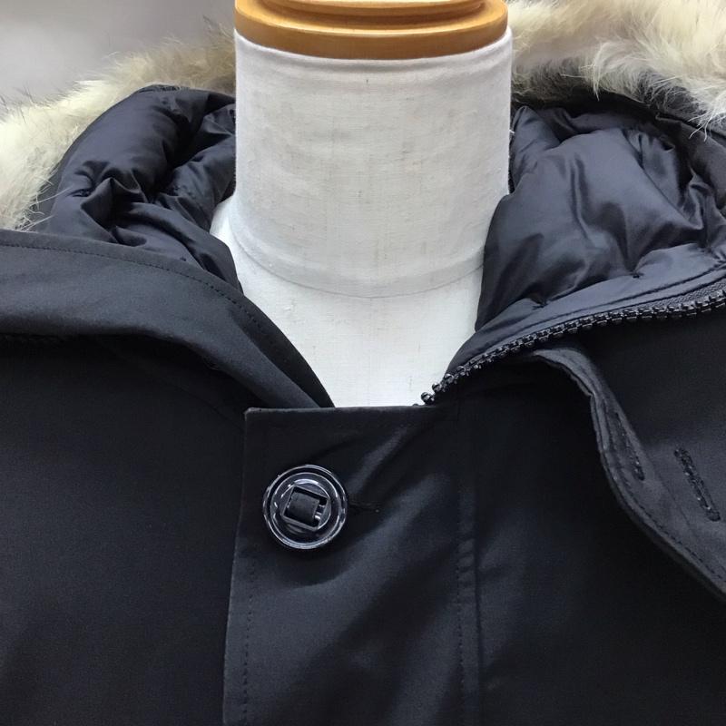 カナダグース CANADA GOOSE コート ダウンコート 68F8490 ダウンジャケット S ロゴ、文字 黒 / ブラック / メンズ USED 古着 中古 10112404