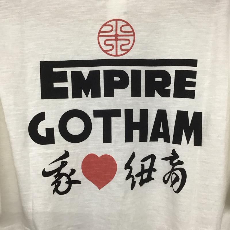 フリーホイーラーズ FREEWHEELERS Tシャツ 半袖 半袖カットソー プリントTシャツ クルーネックカットソー XL プリント 白 / ホワイト / メンズ USED 古着 中古 10139309