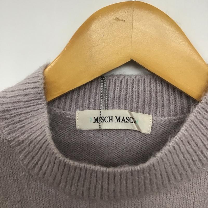 ミッシュマッシュ MISCH MASCH ニット、セーター 長袖 M 無地 紫 / パープル / レディース USED 古着 中古 10133801