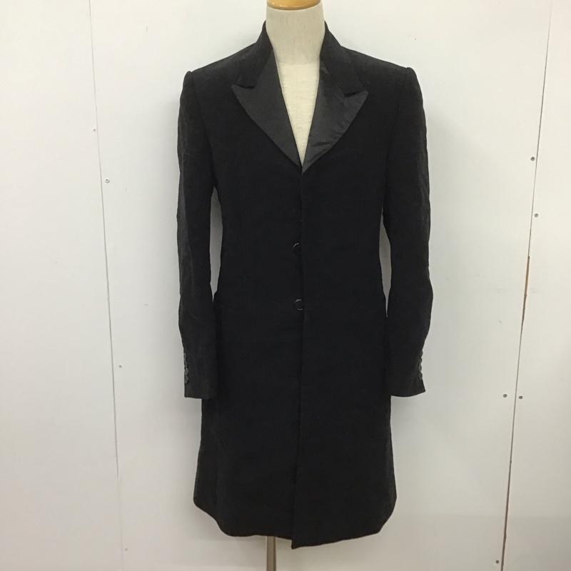 アレキサンダーマックイーン ALEXANDERMCQUEEN ジャケット、上着 ジャケット、ブレザー ロング丈 チェスターコート 46 無地 黒 / ブラック / メンズ USED 古着 中古 10106800