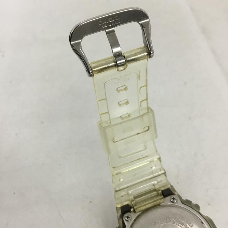 ジーショック G-SHOCK 腕時計 デジタル DW-5600SRS クリアベルト 箱有 ロゴ、文字 透明 / クリア / メンズ USED 古着 中古 10140031