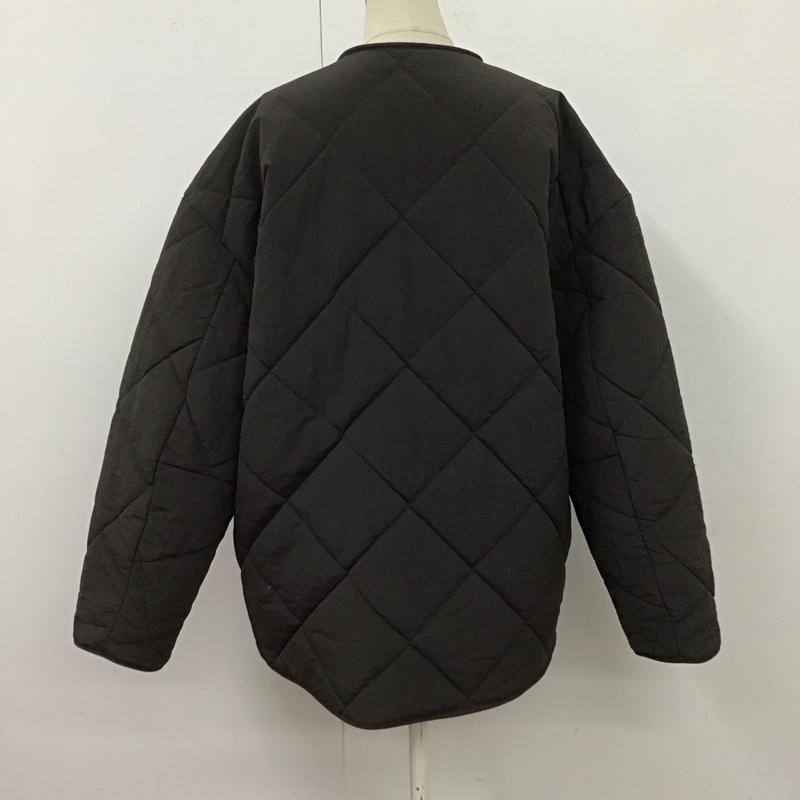 ナノユニバース nano・universe ジャケット、上着 ジャケット、ブレザー 6733111301 キルティングジャケット ジップアップジャケット カジュアルジャケット FREE 無地 灰 / グレー / レディース USED 古着 中古 10124213