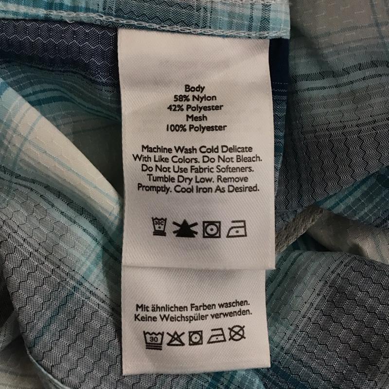 エディーバウアー Eddie Bauer シャツ、ブラウス 半袖 半袖シャツ カラーシャツ 半袖カットソー チェックシャツ L 総柄 マルチカラー / マルチカラー / メンズ USED 古着 中古 10115304
