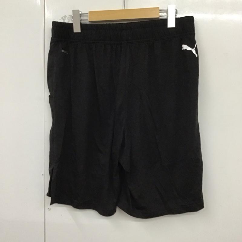 プーマ PUMA パンツ ショートパンツ ショートパンツ ハーフパンツ カジュアルパンツ スポーツウェア L ロゴ、文字 黒 / ブラック / メンズ USED 古着 中古 10129076
