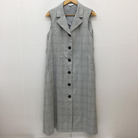 マウジー MOUSSY ワンピース ロングスカート 1 チェック 水色 / ライトブルー /  レディース USED 古着 中古 10133484