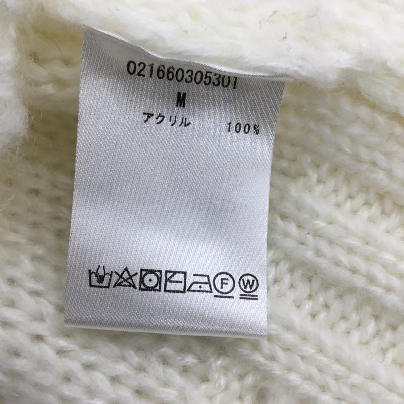 ダズリン dazzlin ニット、セーター 長袖 M 白 / ホワイト / レディース USED 古着 中古 10139809