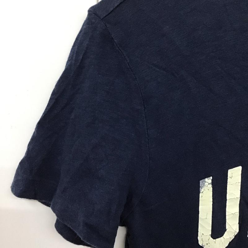 ポロラルフローレン POLO RALPH LAUREN Tシャツ 半袖 半袖カットソー プリントTシャツ クルーネックカットソー S プリント 紺 / ネイビー / レディース USED 古着 中古 10113041