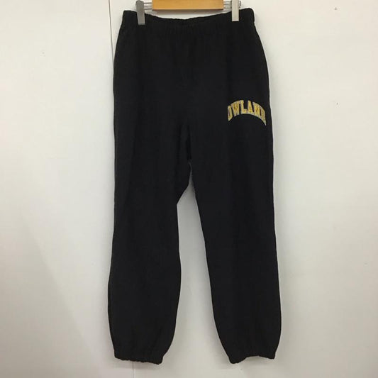 ラディアル RADIALL パンツ ワークパンツ、ペインターパンツ rad-24aw-cut003 LOWLANESWEATPANTS ワイドパンツ L ロゴ、文字 黒 / ブラック /  メンズ USED 古着 中古 10122701