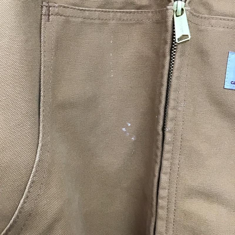 カーハート Carhartt ジャケット、上着 ジャケット、ブレザー ジップアップジャケット アウター ジップアップパーカージャケット L ロゴ、文字 茶 / ブラウン / メンズ USED 古着 中古 10136856