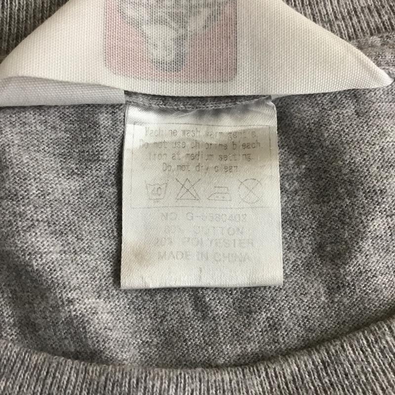 ベンデイビス BEN DAVIS Tシャツ 半袖 半袖カットソー プリントTシャツ クルーネックカットソー L プリント 灰 / グレー /  メンズ USED 古着 中古 10110778