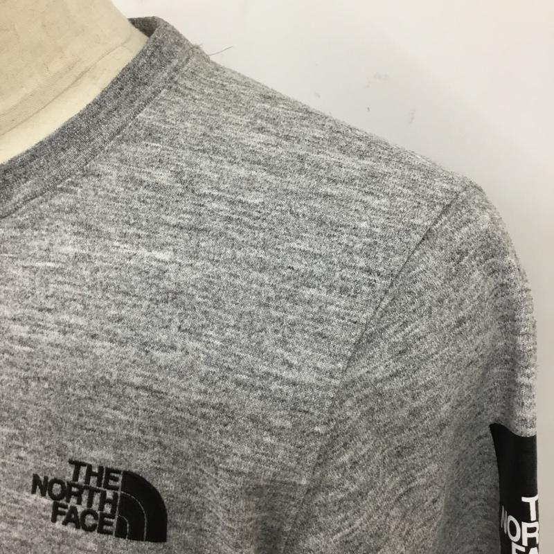 ザノースフェイス THE NORTH FACE トレーナー 長袖 NT11954 スウェット M ロゴ、文字 灰 / グレー /  メンズ USED 古着 中古 10119754