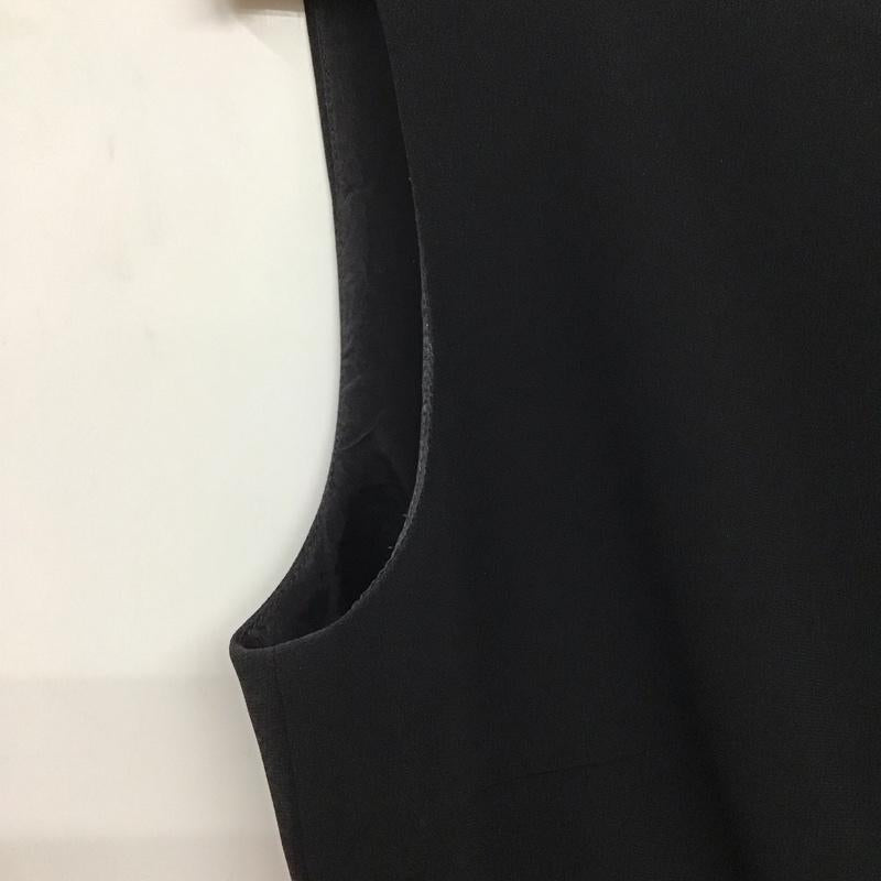 マックスマーラ Max Mara ワンピース ひざ丈スカート 40 無地 黒 / ブラック /  レディース USED 古着 中古 10133401
