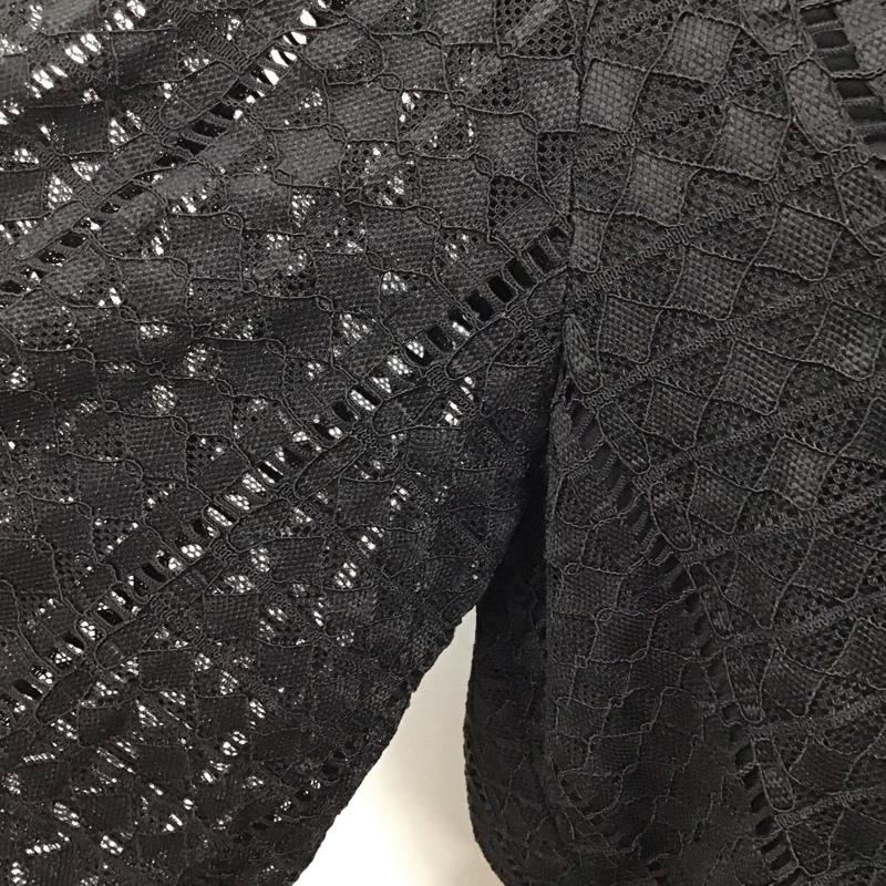 スライ SLY カットソー 長袖 030bsy30-0550 DIA LACE BOLERO 2 無地 黒 / ブラック / レディース USED 古着 中古 10119877