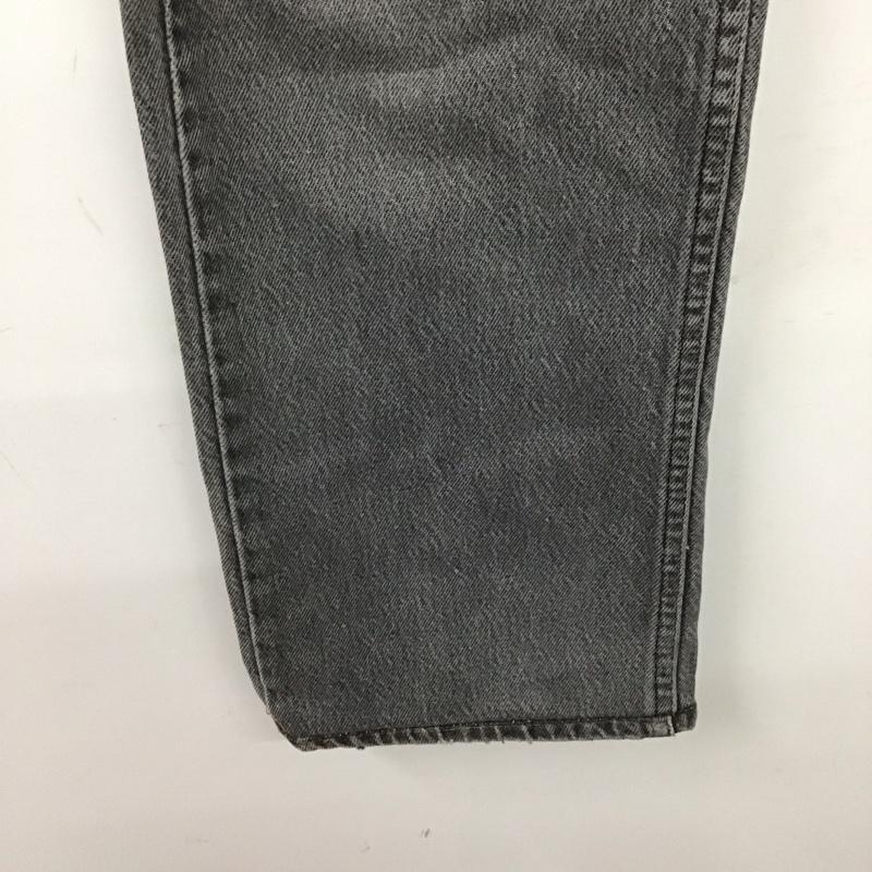 リーバイストラウスアンドコー Levi Strauss & co. パンツ デニム、ジーンズ デニムパンツ ワイドパンツ 653工場 80s 90s 先染め 34 無地 黒 / ブラック / メンズ USED 古着 中古 10138177