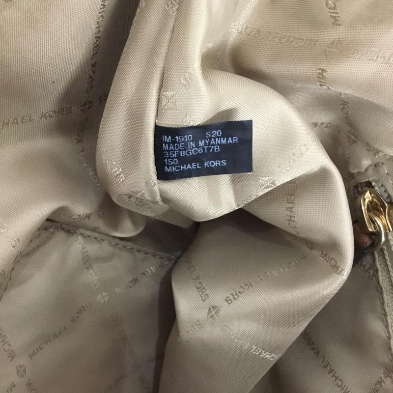 マイケルコース MICHAEL KORS トートバッグ トートバッグ 35F8GC6T7B シグネチャー ロゴ、文字 オフホワイト / オフホワイト / レディース USED 古着 中古 10140049