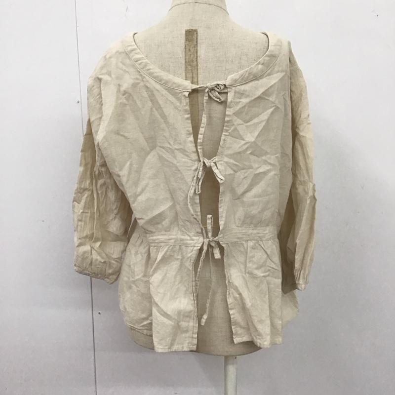 サマンサモスモス Samansa Mos2 カットソー 七分袖 FREE 無地 アイボリー / アイボリー /  レディース USED 古着 中古 10108672