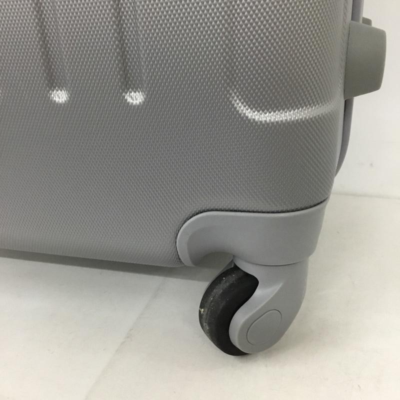 レジェンドウォーカー LEGEND WALKER スーツケース、トランク スーツケース、トランク 5082-55 エンボス加工ファスナータイプスーツケース キャリーケース 無地 銀 / シルバー / メンズ USED 古着 中古 10132265
