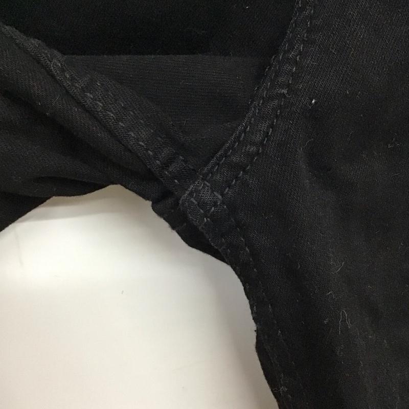 ザラ ZARA パンツ デニム、ジーンズ デニムパンツ スリムパンツ カジュアルパンツ ストレッチパンツ 42 無地 黒 / ブラック / メンズ USED 古着 中古 10134808