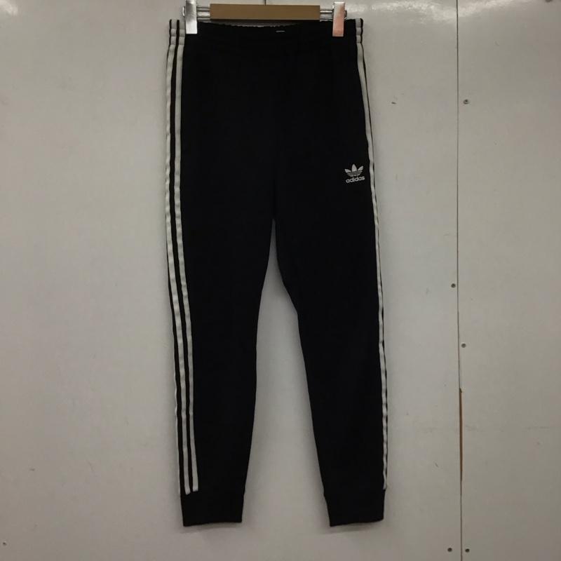 アディダス adidas パンツ ワークパンツ、ペインターパンツ cw1275 トラックパンツ スポーツウェア スリムパンツ カジュアルパンツ M ロゴ、文字 黒 / ブラック / メンズ USED 古着 中古 10137864
