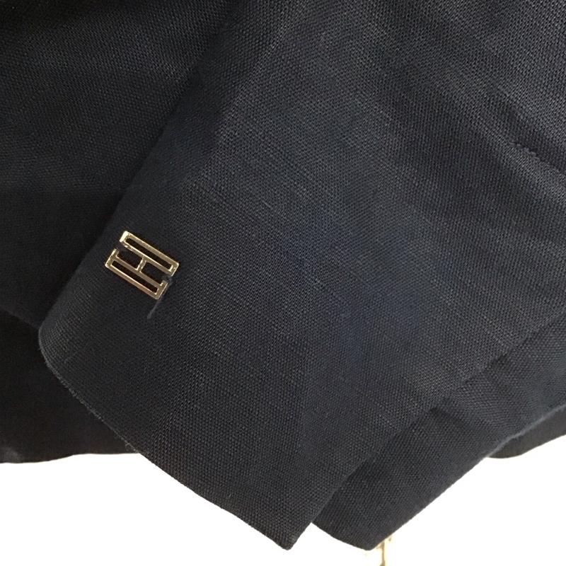 トミーヒルフィガー TOMMY HILFIGER ジャケット、上着 ジャケット、ブレザー カジュアルジャケット アウター カラージャケット 2 無地 紺 / ネイビー / レディース USED 古着 中古 10126946