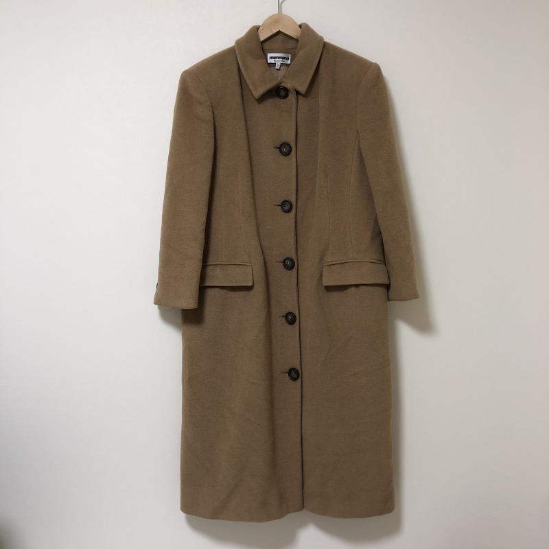 ミンミーナ mimmina コート コート一般 44 無地 茶 / ブラウン / レディース USED 古着 中古 10014876