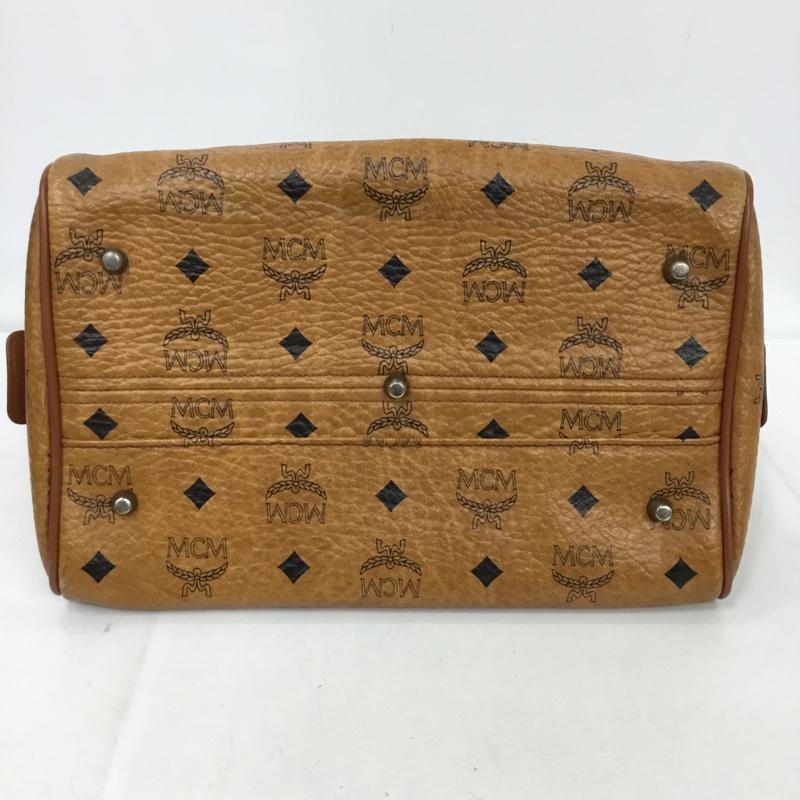 エムシーエム MCM ハンドバッグ ハンドバッグ ミニボストン 総柄 茶 / ブラウン / レディース USED 古着 中古 10129103