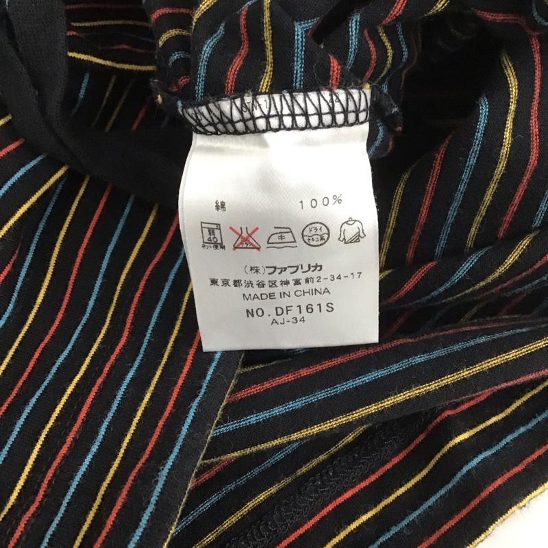 ラコステ LACOSTE ポロシャツ 半袖 半袖ポロシャツ カラーシャツ 半袖カットソー 42 ボーダー柄 マルチカラー / マルチカラー / レディース USED 古着 中古 10113709