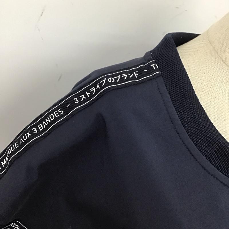 アディダス adidas カットソー 半袖 半袖カットソー プリントTシャツ クルーネックカットソー リバーシブル ロゴ、文字 紺 / ネイビー / レディース USED 古着 中古 10123911