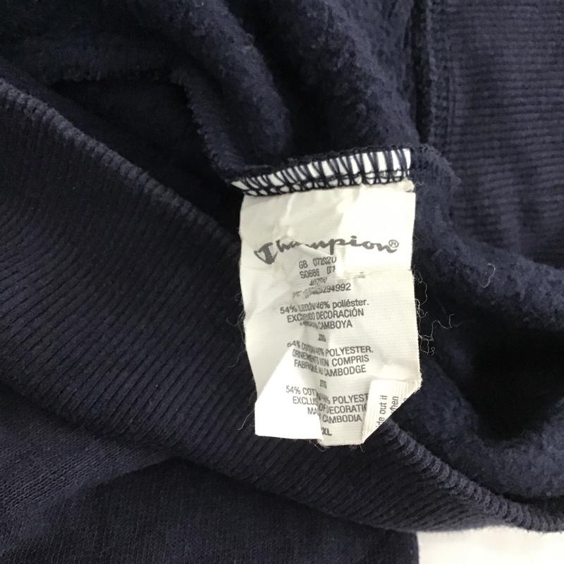 チャンピオン Champion トレーナー 長袖 無地 紺 / ネイビー / メンズ USED 古着 中古 10106072