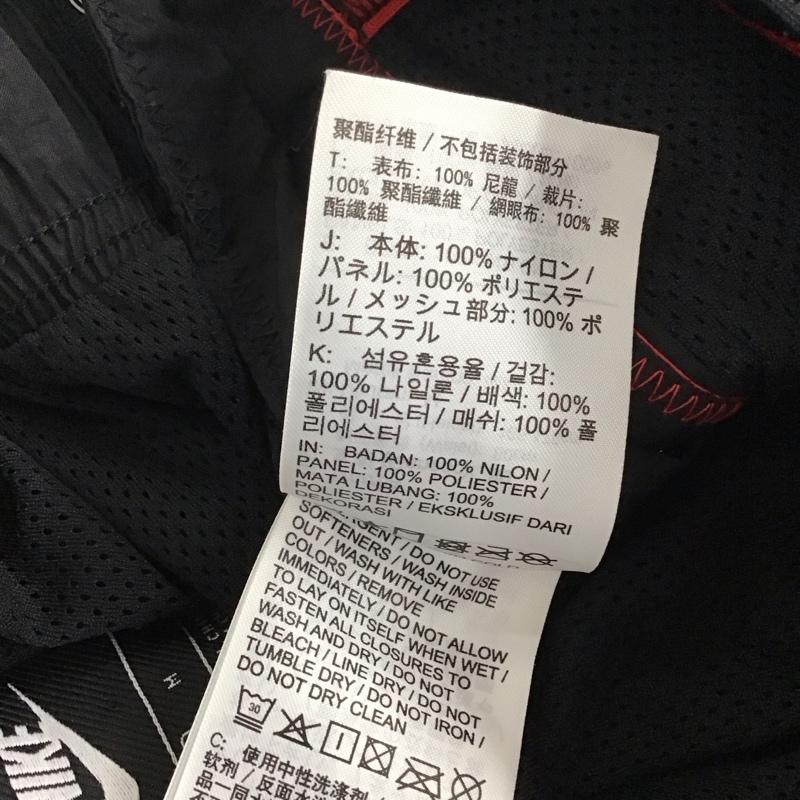 ナイキ NIKE パンツ ワークパンツ、ペインターパンツ 19SS ナイロンパンツ ワイドパンツ スポーツウェア M ロゴ、文字 黒 / ブラック / メンズ USED 古着 中古 10136201
