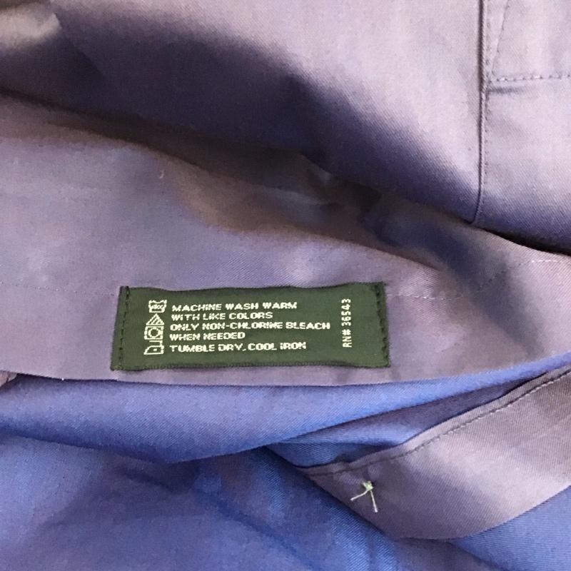 ウ゛ァンヒューゼン VANHEUSEN シャツ、ブラウス 長袖 長袖シャツ 無地 紫 / パープル / メンズ USED 古着 中古 10106538