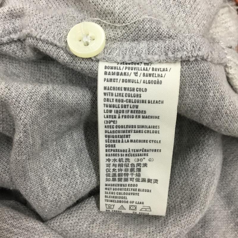 アバクロンビーアンドフィッチ ABERCROMBIE&FITCH ポロシャツ 半袖 S 刺繍 灰 / グレー / メンズ USED 古着 中古 10118972