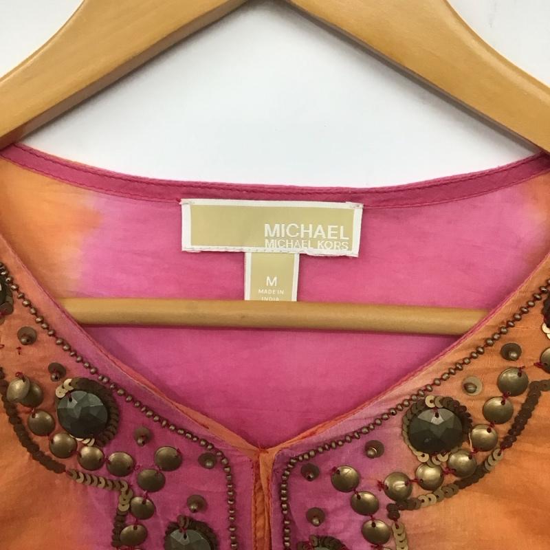 マイケルコース MICHAEL KORS チュニック 長袖 M 総柄 マルチカラー / マルチカラー / レディース USED 古着 中古 10134647