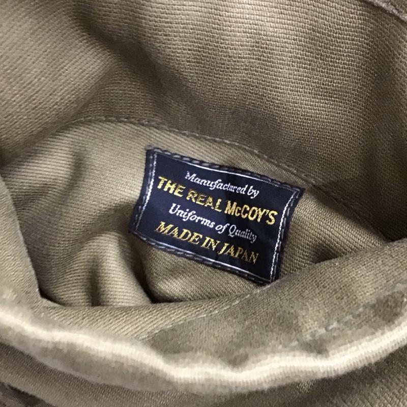 ザリアルマッコイズ THE REAL McCOY S ジャケット、上着 ジャンパー、ブルゾン nxsx88197 N-1デッキジャケット アウター ミリタリージャケット 40 ロゴ、文字 カーキ / カーキ / メンズ USED 古着 中古 10115372