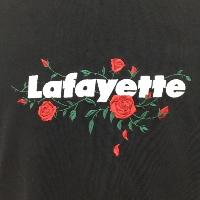 ラファイエット Lafayette Tシャツ 半袖 半袖カットソー プリントTシャツ クルーネックカットソー XL ロゴ、文字 黒 / ブラック /  メンズ USED 古着 中古 10110014