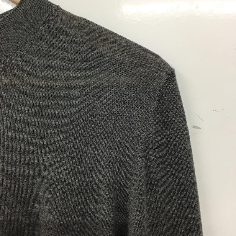 ザラ ZARA ニット、セーター 長袖 5755/100/809 M 無地 灰 / グレー / レディース USED 古着 中古 10133681