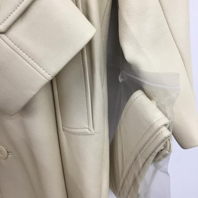 マウジー MOUSSY コート コート一般 010DAG30-7100 20AW LEATHERBALCOLLARCOAT ロングコート 1 無地 ベージュ / ベージュ / レディース USED 古着 中古 10136024