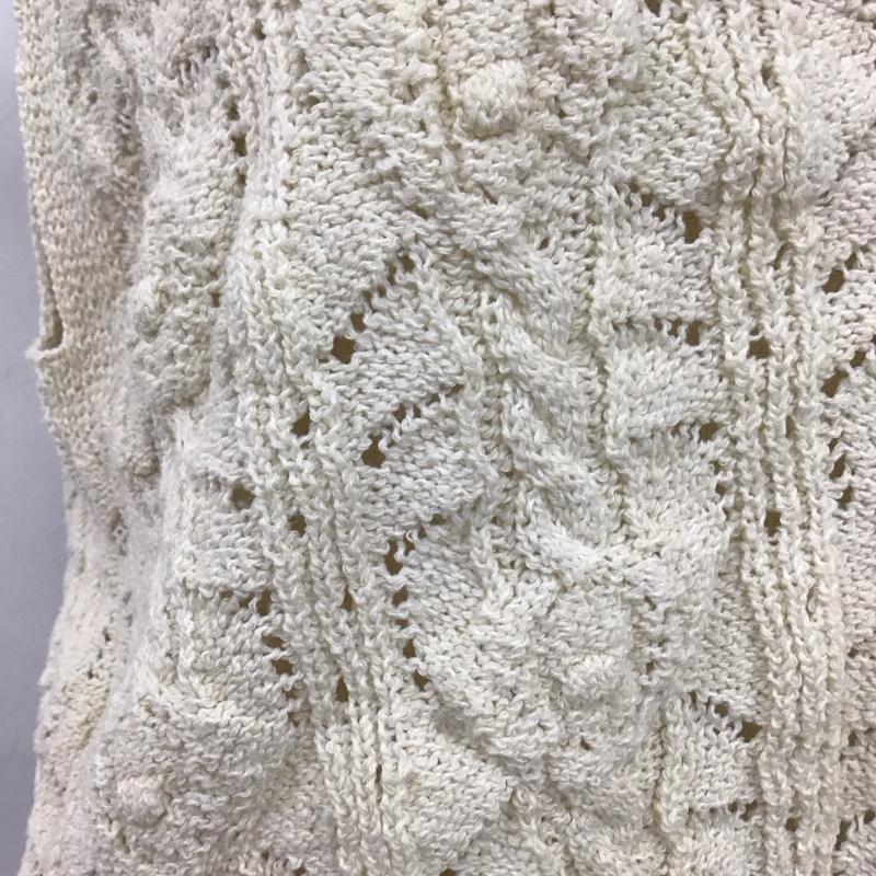 ザラ ZARA ベスト ベスト S 無地 オフホワイト / オフホワイト / レディース USED 古着 中古 10111595