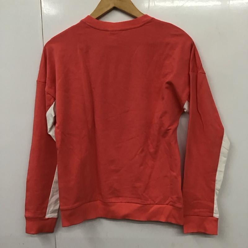 リーボック Reebok Tシャツ 長袖 DT7245 M プリント X ロゴ、文字 桃 / ピンク / レディース USED 古着 中古 10130376
