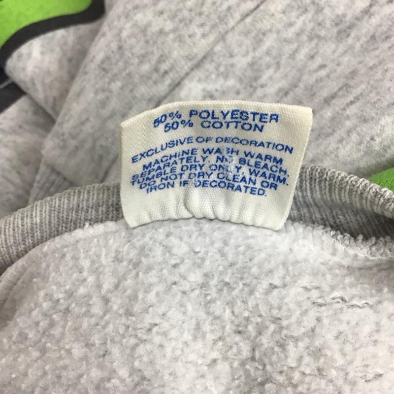 ディズニー Disney トレーナー 長袖 長袖トレーナー スウェット クルーネック リブスウェットカットソー 80s 古着 L プリント 灰 / グレー / メンズ USED 古着 中古 10124090