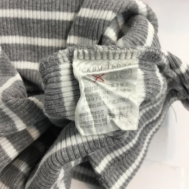 エル ELLE カットソー 長袖 ボーダー 40 ボーダー柄 灰 / グレー /  レディース USED 古着 中古 10044125